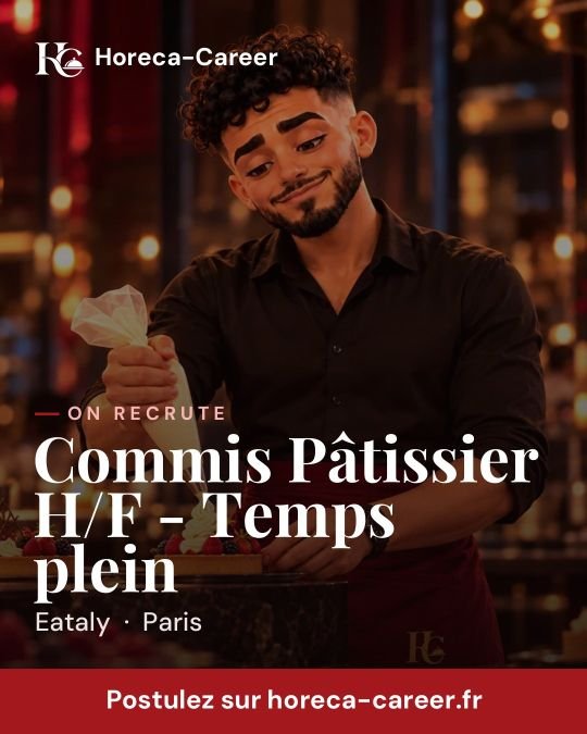 Commis Pâtissier H/F - Temps plein — Paris