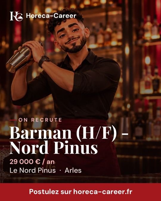 Barman (H/F) - Nord Pinus — Arles