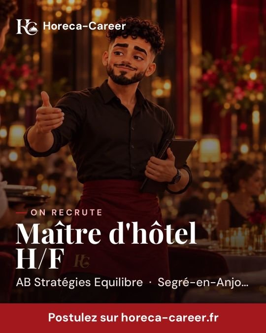 Maître d'hôtel H/F — Segré-en-Anjou Bleu