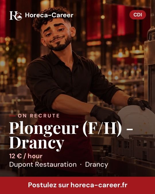Plongeur (F/H) - Drancy — Drancy